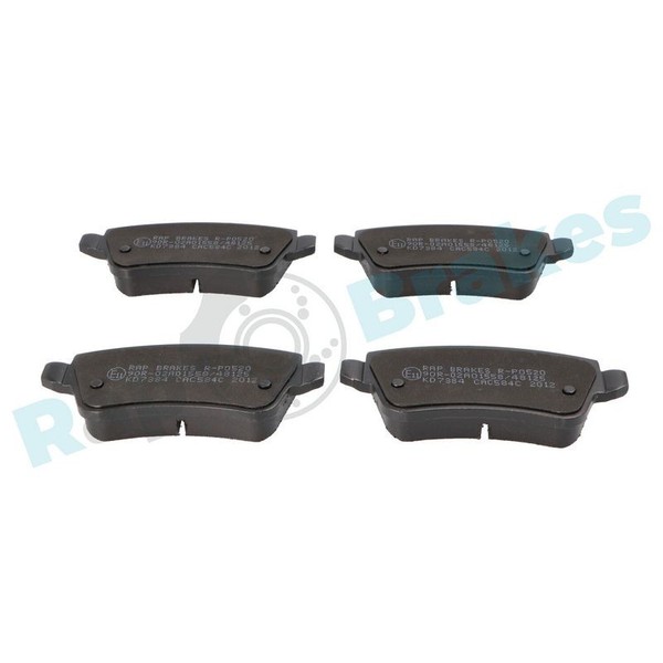 RAP Brakes Bremsbelagsatz, Scheibenbremse R-P0520 Passend FüR Fiat-image