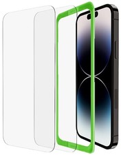 Belkin Iphone 15 Pro Tempered Glass Screen Protector, 0.33Mm Thick, Made By Agc 