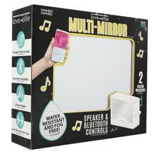 love  ellie Meet Brigette Bluetooth Fogless Water Resistant Mirror w/ 2 Razor Ho  