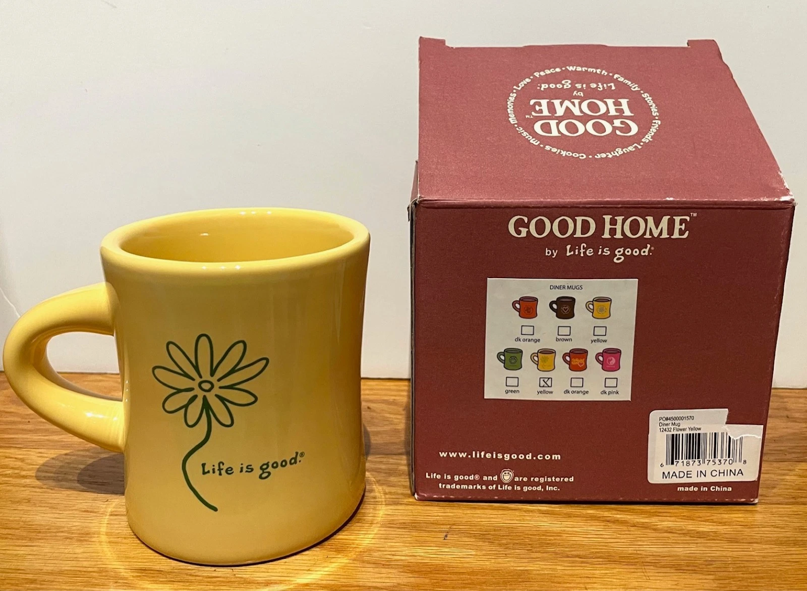 Life is Good Diner Mug - Thumbnail 2