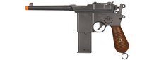 Hg-196 Gas Non-Blowback C96 ""Box Cannon"" Airsoft Pistol Black 