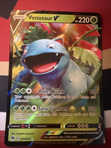 Pokemon 2020 Champion's Path Venusaur V 1/73
