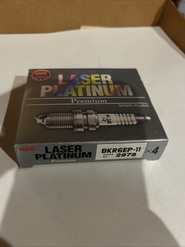Genuine Authentic NGK 2978 Spark Plug Laser Platinum BKR6EP11 4 Pack