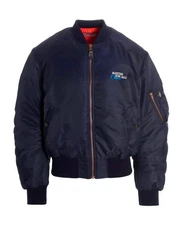 Martine Rose Reversible Bomber Jacket in Navy/Orange