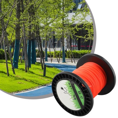 2 4 mm Rund Trimmerdraht 50 m für effektive Motorsense und Gartenarbeiten