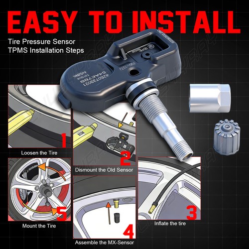 4x TPMS TIRE PRESSURE SENSOR Monitoring System 550-0103 For Toyota Tundra Lexus - Picture 7 of 11