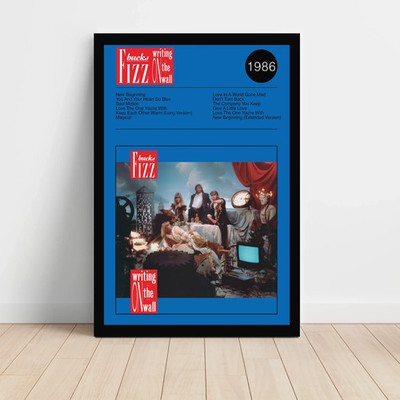 Bucks Fizz   Writing On The Wall Fine Art Album Poster