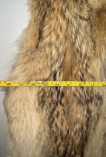 Vtg Fur Vest Creations Marcel Fourrure Montreal Lined Mob Wife Luxury Flaw Read - Picture 11 of 18