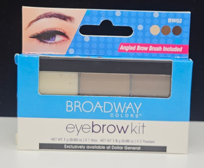 Broadway Eye Brow Kit Dark Brown (BW02) - NEW
