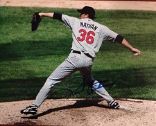 Joe Nathan Signed Autographed Glossy 8x10 Photo Minnesota Twins : COA
