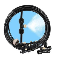 Misters for Outside Patio,26FT Misting Cooling System for Patio,8M Mist Line ...