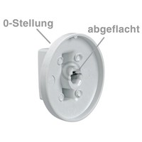 [7,22 €/Stk] Drehknopfset 9-Teilig Weiß Universal FüR Herd Europart 10026917
