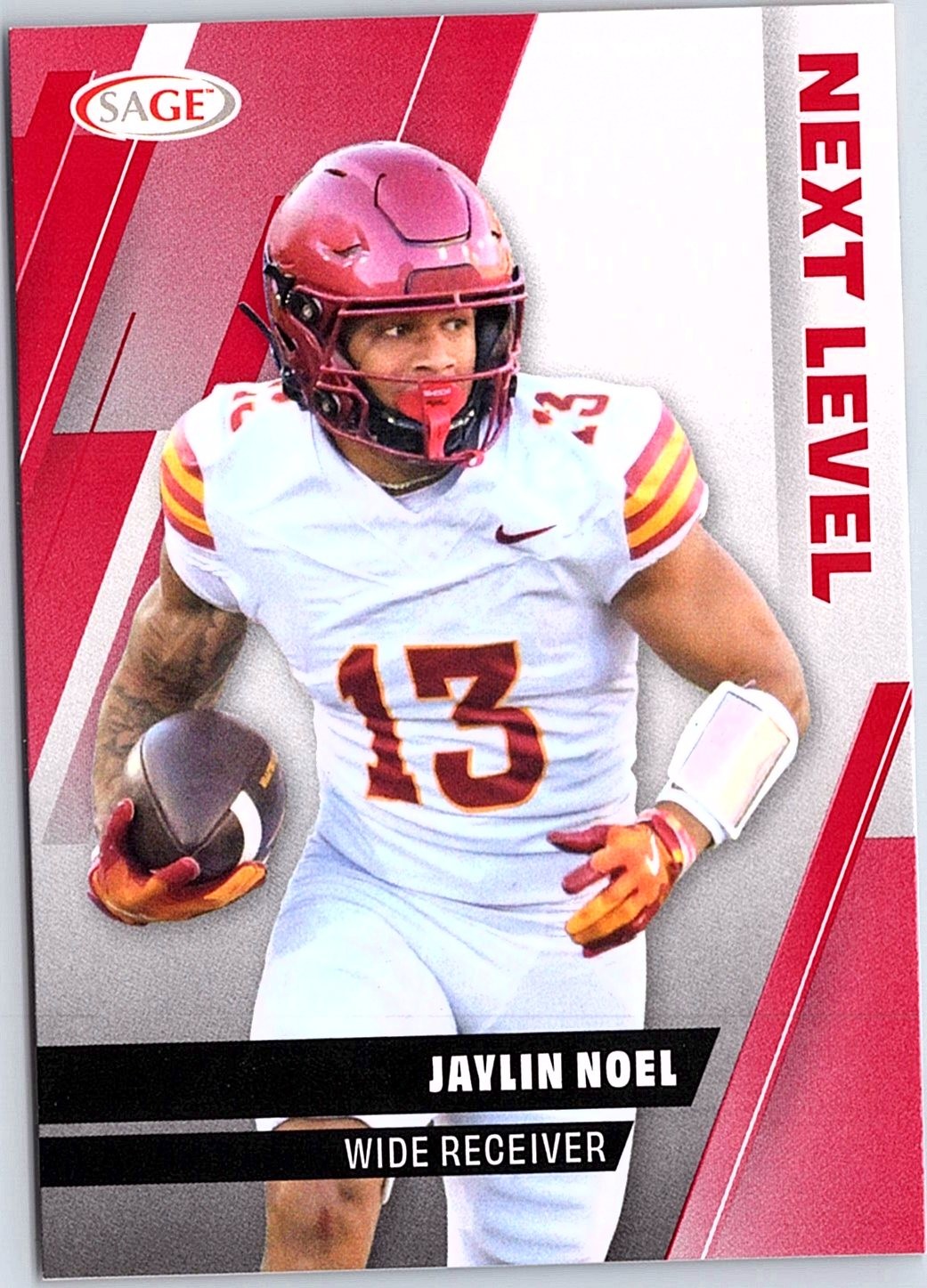 Jaylin Noel 2025 SAGE HIT Red #94 Iowa State Cyclones
