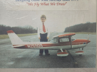 Org! 1992 Wendell Hostetler's Cessna 150/52 giant scl r/c kit/Sealed!
