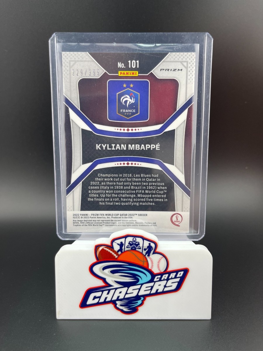 2022 Panini Prizm World Cup Kylian Mbappe Red /399 #11 France | eBay