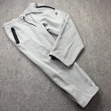 Nike Sportswear Tech Fleece Pants Men XL Gray 28" DQ4312 Open Hem Adjustable Leg