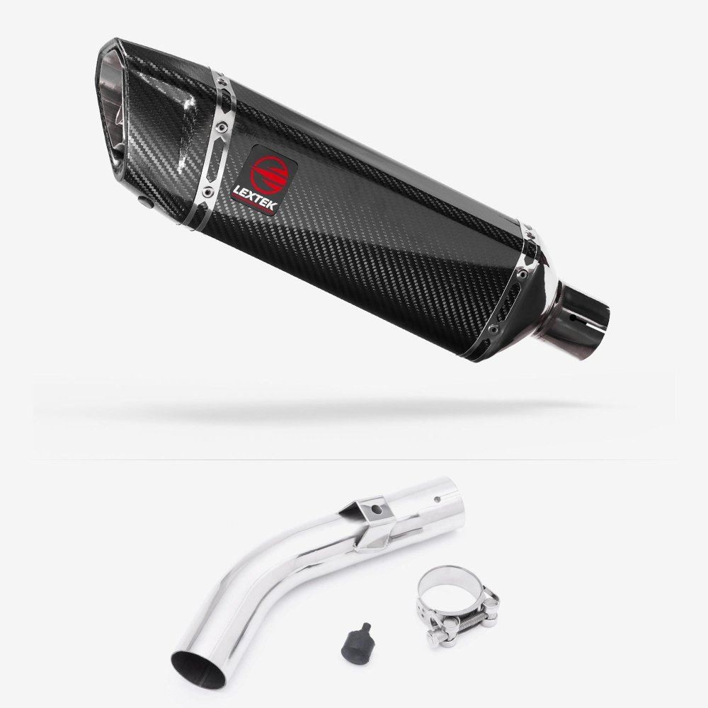 Lextek SP9C Exhaust 300mm with Link Pipe for Honda VFR800X Crossrunner (11-14)