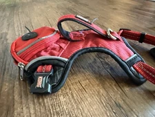 Kong Small Red Ultra Durable Dog Harness With Waste Bag Dispenser