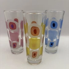 Set of 3 Cerve Amoeba Shot Glasses~Made in Italy 