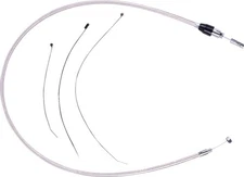Magnum 45" Polished Stainless Quick Connect Upper Clutch Cable (52382HE)