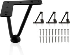 4 Inch Hairpin Legs for Furniture Set of 4, Heavy Duty Industrial Metal Table Le