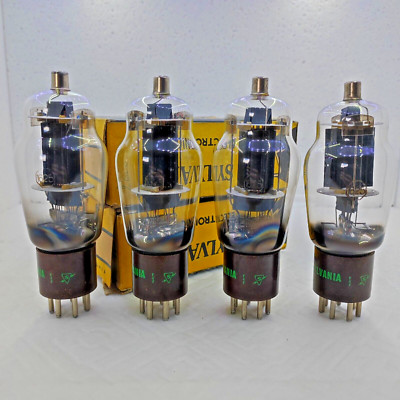 Sylvania 1625 CV659 VT-136 tube, NOS NIB, square getter, black welded plates