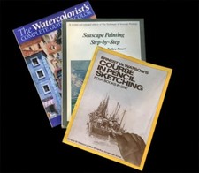 Lot of 3 Artist How-To Drawing Painting and Sketching Books
