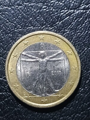 1 EURO Italy Vitruvian Man Leonardo Da Vinci 2010 Coin | eBay 1 EURO Italy Vitruvian Man Leonardo Da Vinci 2010 Coin | eBay