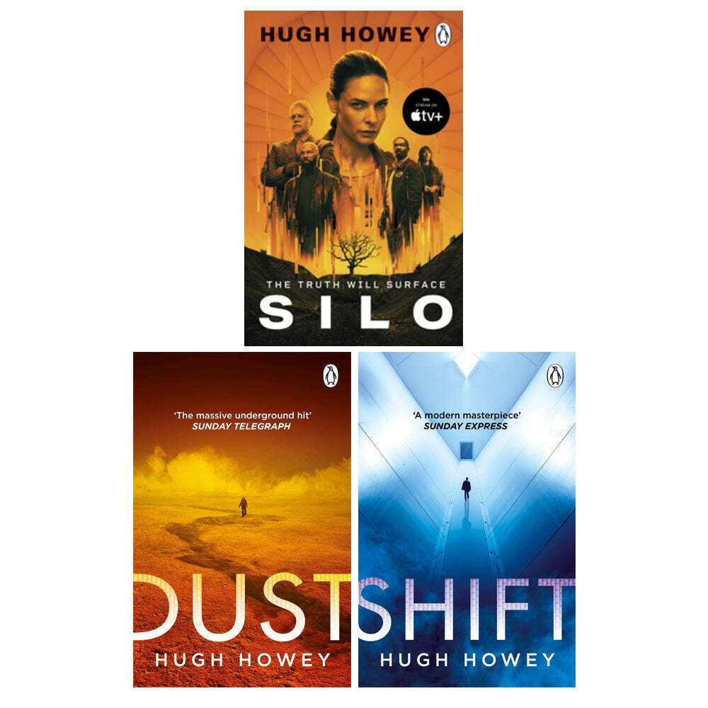 Wool Trilogy Collection Hugh Howey 3 Books Set Inc Shift, Dust, Silo PB NEW