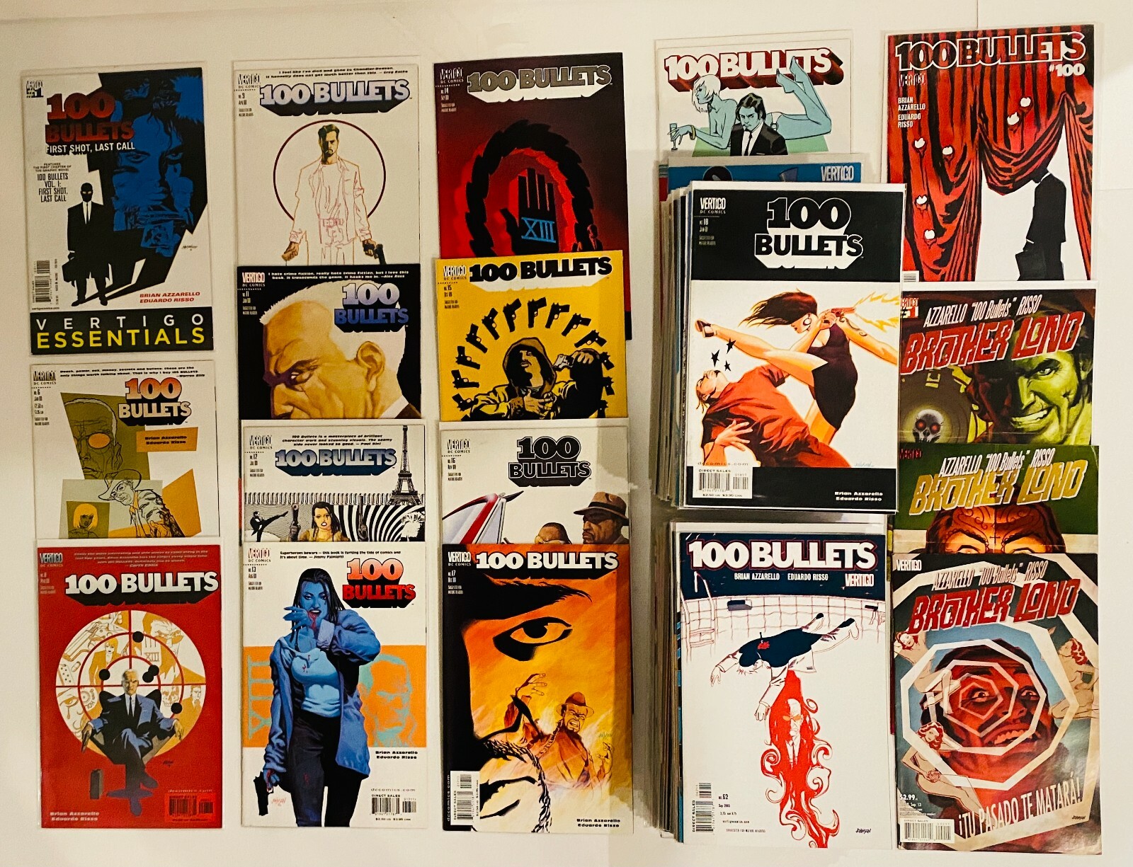 LOT OF 90 DC VERTIGO 100 BULLETS #1-100 SET (-13)  #1 SPEC EDITION 1999-2009