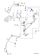 JAGUAR F-TYPE Coupe X152 Air Conditioning Hose T2R16580 NEW GENUINE