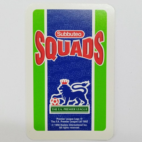 HASBRO Subbuteo Squads PAUL SCHOLES Manchester United ROOKIE Card 1995 - 1996 - Bild 2 von 2