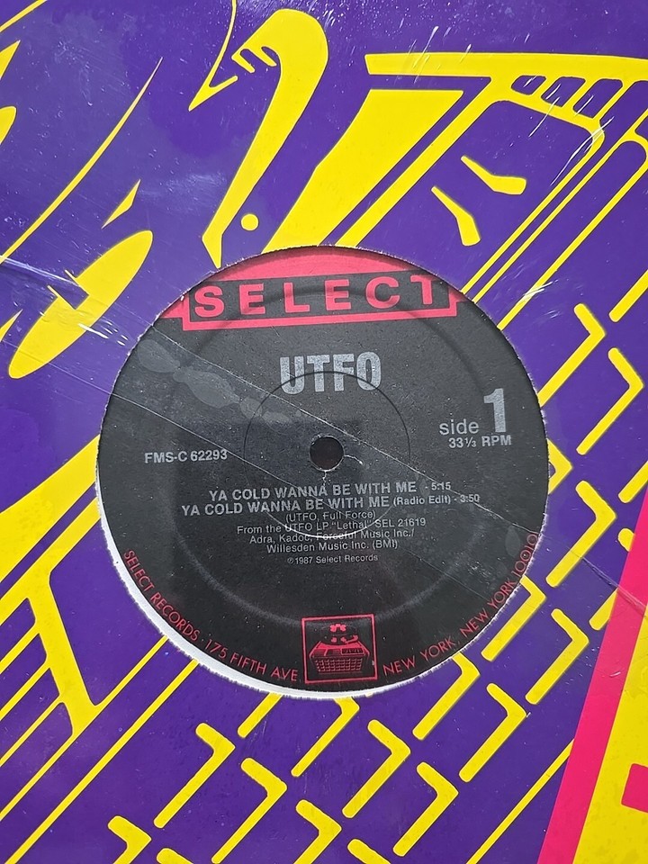 UTFO Ya Cold Wanna Be With Me Vinyl Record SEALED NEW eBay