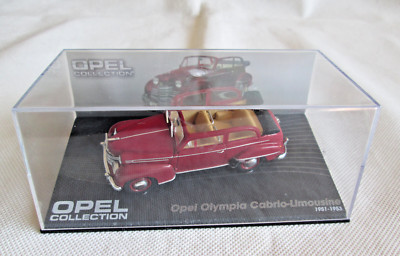 Opel Collection  Opel Olympia Cabrio Limousine in Rot  in 1:43 siehe Fotos