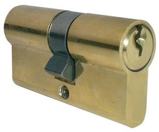 cilindro Lucchetto per porta per serrature in ottone lucido  varie lunghezze