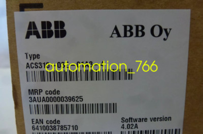 New 1 PCS ABB Frequency Converter ACS310-03E-01A3-4 Via DHL or FedEx