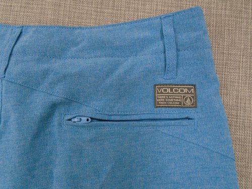 Volcom Hybrid Shorts Men's 30 Blue Surf and Turf 4 Way Stretch Pockets 95% Poly - Picture 14 of 16