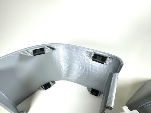 PORSCHE CAYENNE 05-10 AEROKIT BODY TRIM SIDE SKIRT REAR RH & LH JACK BLANK PLUGS - Picture 4 of 19