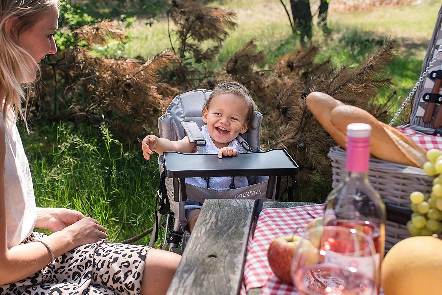 one2stay portable high chair