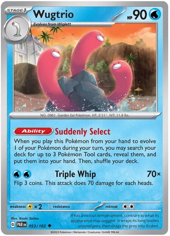 Wugtrio Pokemon TCG Card 053/182