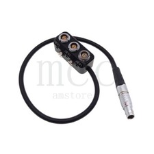 Power Splitter Box 0B 2Pin Male to 2x 0B 2pin 1 x RS 3Pin Adapter Cable for ARRI