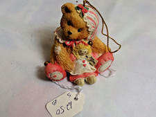 Cherished Teddies 1995 Girl Elf with Doll Hanging Ornament 625434 with Box  CO