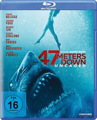 47 METERS DOWN - UNCAGED * BluRay * NEU * OVP mit Sophie Nélisse