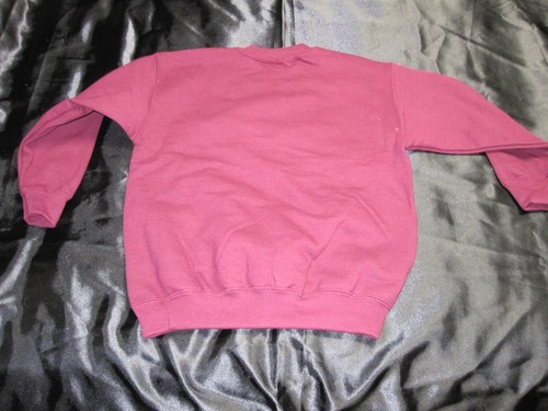 Sudadera Youth Gildan Mediana (126 cm) Borgoña Cuello Redondo Nueva Sin Etiquetas ~ 4210 - Imagen 6 de 6