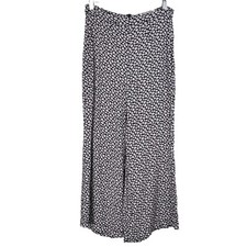 Reformation COCO FLORAL Blue Wide Leg Crop Ankle Pants Women 4 Quito