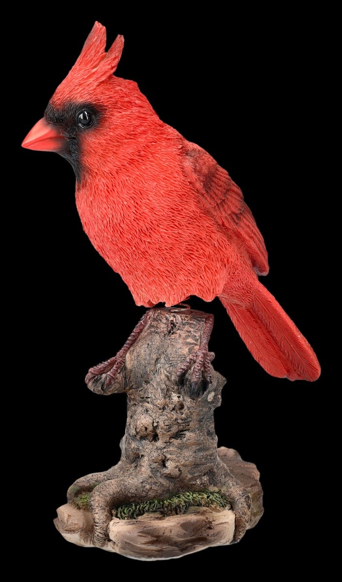 Vogel Figure - Wobbly Red Cardinal Garden Décor Bird 16,5cm - HotAnt