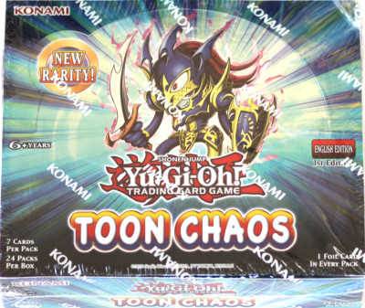 遊戯王 TOON CHAOS 1BOX 1st edition ① YUGIOH 1st Edition Toon Chaos Sealed Booster Box Case Fresh
