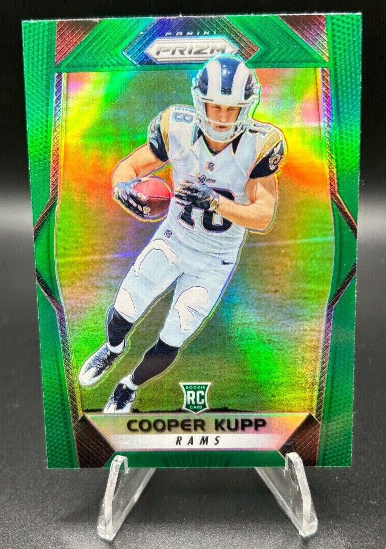2017 Panini Prizm Cooper Kupp Green RC #203 Los Angeles Rams
