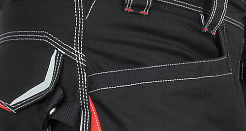 Cofra MONTIJO (05 NERO/ROSSO) 58 PANTALONI DA LAVOROV482-0-05 - Main Image