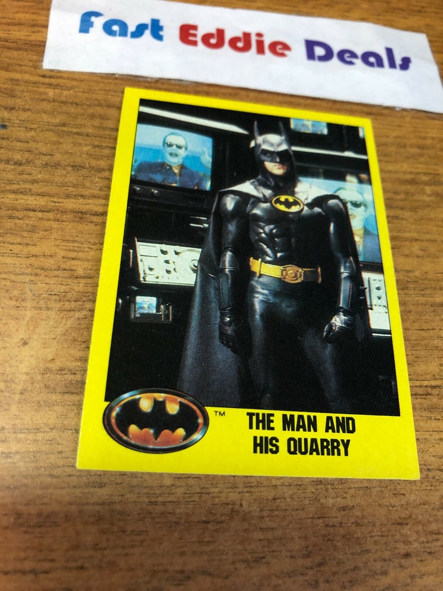 TOPPS 1989 BATMAN THE MOVIE BUBBLE GUM TRADING CARD 134 DC COMICS